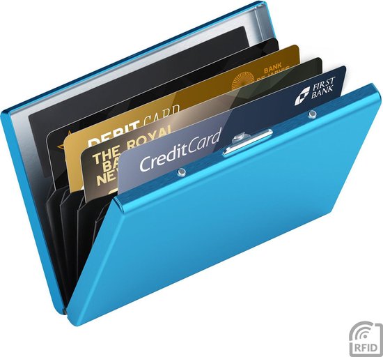 Zwarte Dunne Portemonnee 11x8 Cm Wonder Pocket Stalen Houder RFID Roestvrij Zakelijke ID-kaart Blokkerende Credit Protector Case Box Kopen Vanaf Een Prijs Van 4.24 Kaarthouder Portemonnee