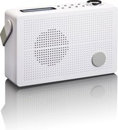 Lenco PDR-030WH - Draagbare DAB Radio met FM en DAB+ ontvangst - Wekkerradio met Snooze functie - Wit