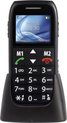 Fysic FM-7500 Big Button GSM - SOS Noodknop, Grote cijfers en letters 2 Snelkiestoetsen - Zwart