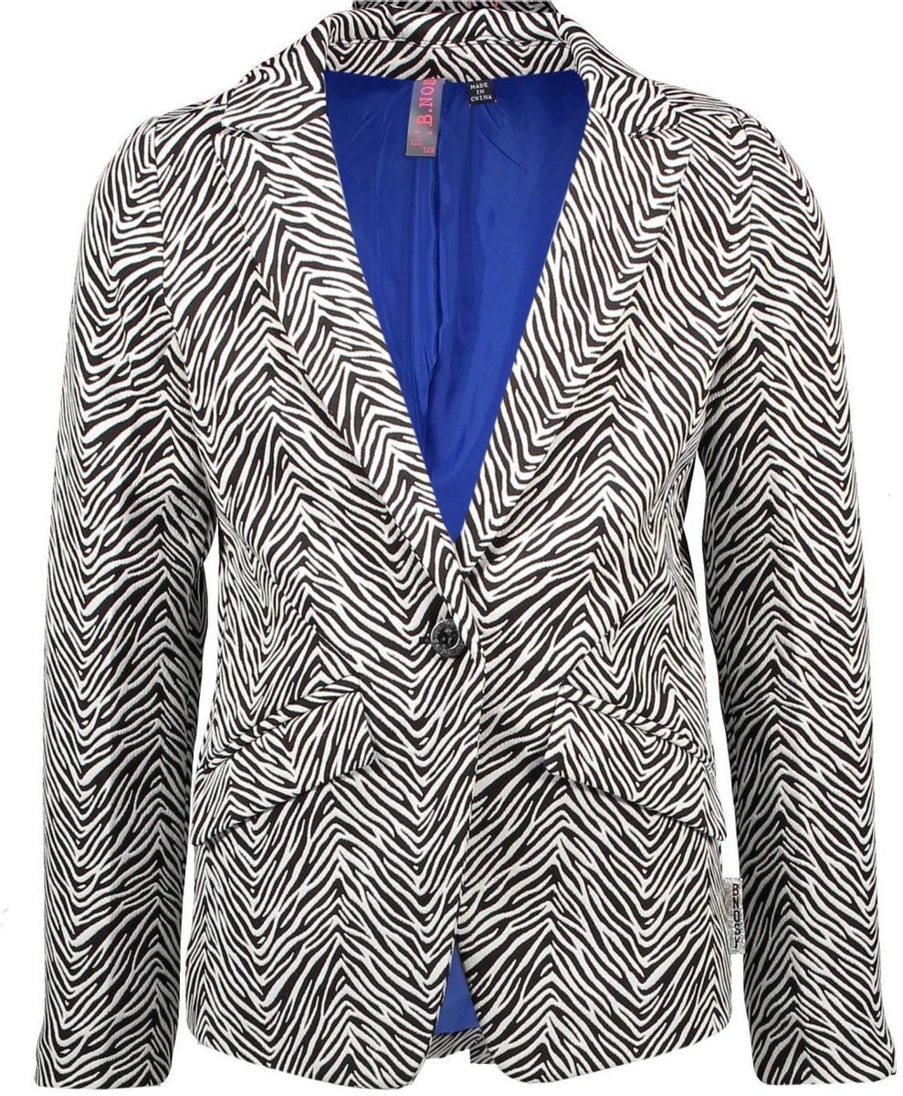 B-Nosy Meisjes t-shirts & polos B-Nosy Girls woven zebra blazer Dazzle zebra 122/128