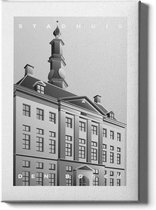 Walljar - Stadhuis van Den Bosch - Muurdecoratie - Poster met lijst