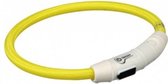 Trixie USB Flash Light Ring - XS/S - Geel