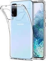 Ceezs Samsung S20 Hoesje Transparant - Silicone Case Samsung Galaxy S20 doorzichtig