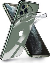 Ceezs Siliconen Apple geschikt voor Apple iPhone 11 Pro hoesje transparant