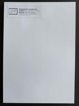 Premium gelijmd schetsblok - Tekenblok - A3 - 140gr/m² - HVO (blanco wit) - 70 vel - kartonnen achterbord