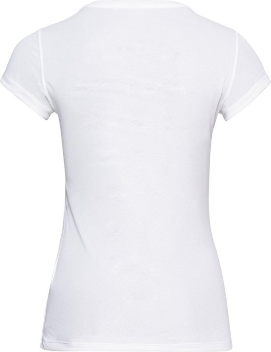 ODLO BL TOP Crew neck s/s ACTIVE F-DRY LIGHT - white - Vrouwen - Maat XL