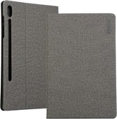 ENKAY Denim Pattern Horizontale Flip Leather Case met houder voor Galaxy Tab S6 10.5 T860 / T865 (grijs)