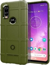 Volledige dekking schokbestendige TPU-hoes voor Motorola MOTO P50 (legergroen)