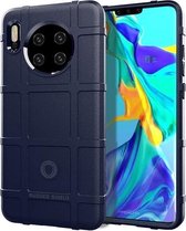 Voor Huawei Mate 30 Volledige dekking schokbestendig TPU-hoesje (blauw)