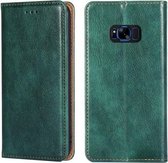 Voor Samsung Galaxy S8 + PU + TPU Gloss Oil Effen Kleur Magnetische Horizontale Flip Leren Case met Houder & Kaartsleuf & Portemonnee (Groen)