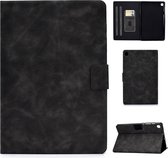Voor Samsung Galaxy Tab S6 Lite P610 / P615 Koeienhuid Textuur Horizontale Flip Leren Case met Houder & Kaartsleuven & Slaap / Wekfunctie (Grijs)