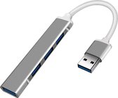 Bee's USB HUB - USB Splitter - USB HUB 3.0 - USB naar USB - USB 3.0 - 4 USB Poorten - Grijs