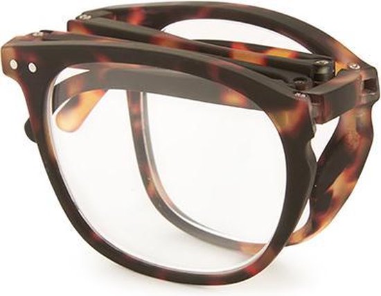 Nordic Projekt NPFA opvouwbare beeldschermbril +1.50 - Tortoise Havana - Blauw licht filter coating