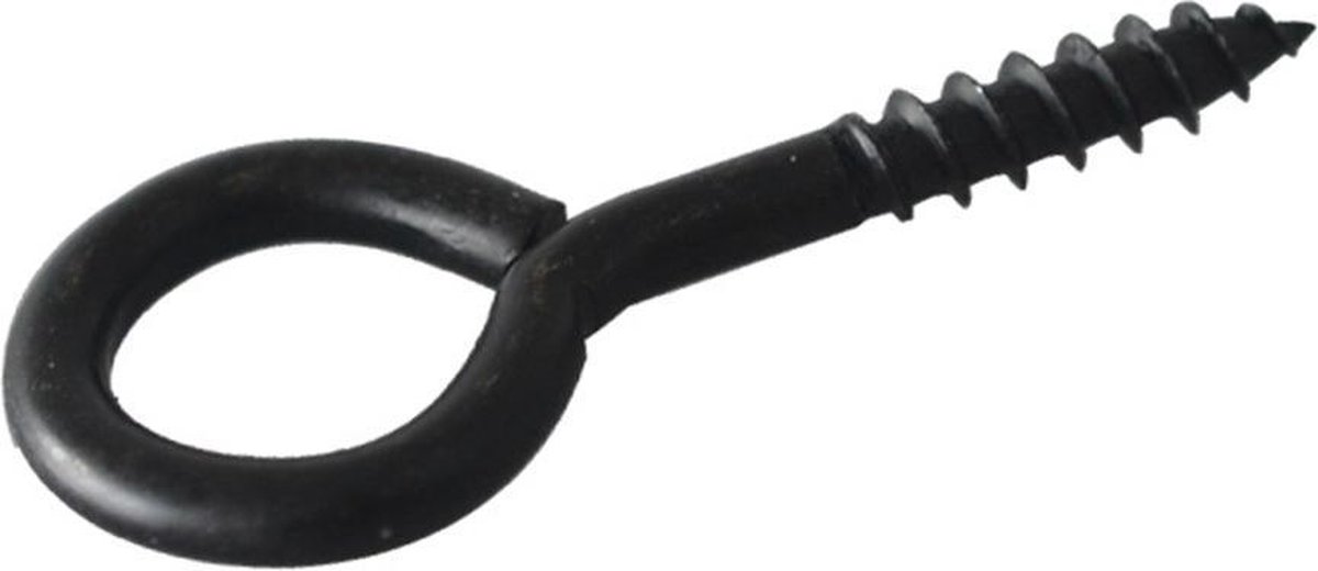 Schroefoog zwart 4.0 x 30 mm (5 stuks)