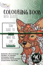 Colouring book with quotes || including stiften en kleurtjes ||