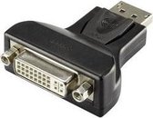 Renkforce RF-4212237 DisplayPort / DVI Adapter [1x DisplayPort stekker - 1x DVI-bus 24+5-polig] Zwart