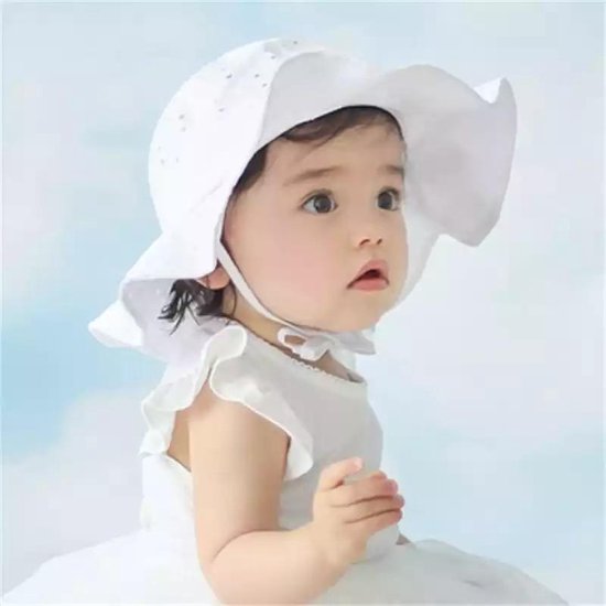 Chapeau de soleil Bébé chapeau Wit 6 à 18 mois chapeau de plage UV cadeau  de maternité | bol