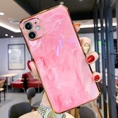 iPhone 11 Hoesje Epoxy Design Case voor iPhone 11 Roze