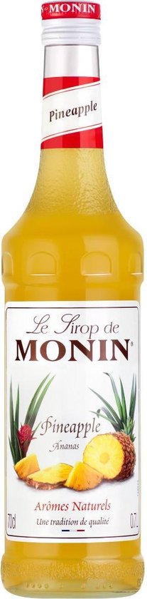 Monin Koffiesiroop: Voor Echt Hemelse Koffiecreaties! 11 Monin Koffiesiroop Ananas - 70 cl