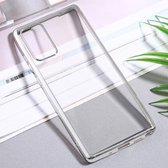 Voor Samsung Galaxy S20 ultradunne beplating TPU beschermende zachte hoes (zilver)