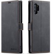 Voor Galaxy Note10 + Forwenw Dream Series Oil Edge Sterk magnetisme Horizontale flip lederen tas met houder & kaartsleuven & portemonnee & fotolijst (zwart)
