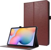 Voor Samsung Galaxy Tab S7 / SM-870 Crazy Horse Texture Horizontale Flip Leather Case met 2-vouwbare houder & kaartsleuf (bruin)