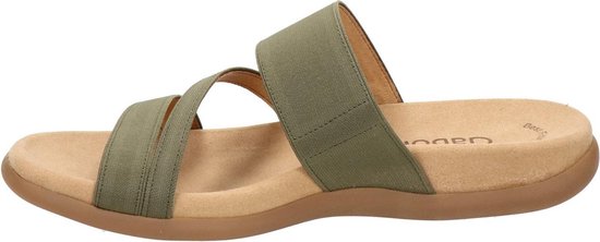 Gabor Slippers Groen 23.700.38 • Tall Fashion