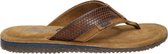 Australian Newport slippers cognac - Maat 47