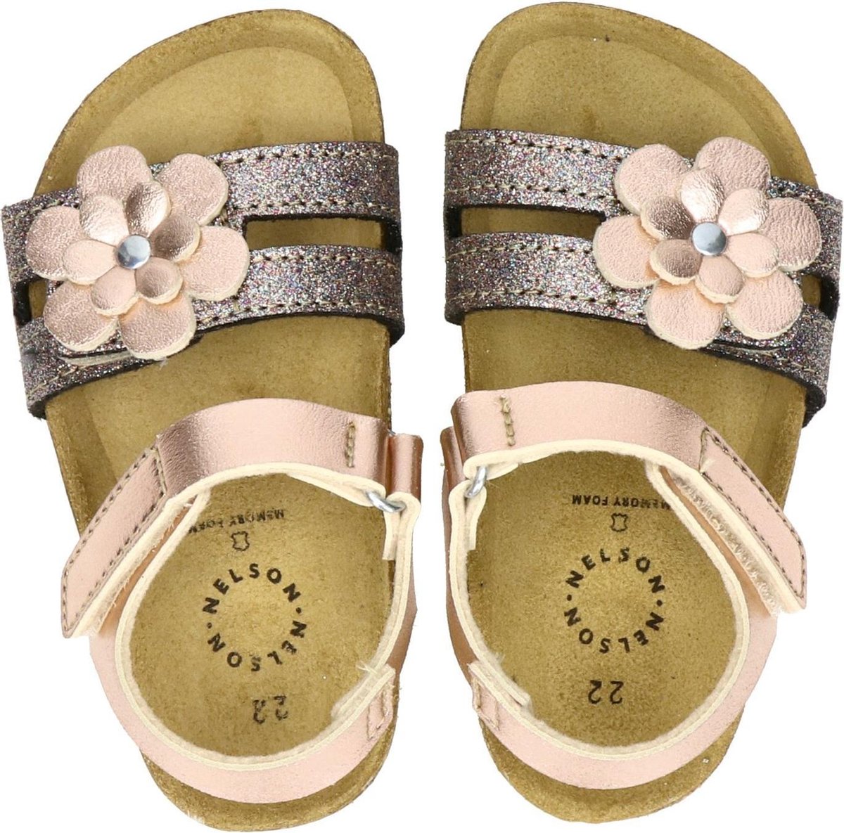 Nelson Kids meisjes sandaal Rose goud Maat 32 bol