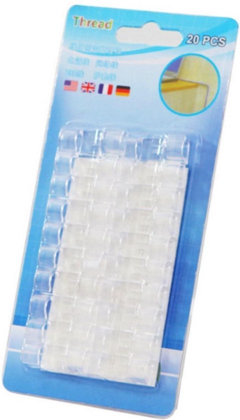 SOULWIT® 50 Stks Zelfklevende Kabel Management Clips