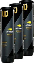 Wilson US Open Original - Tennisballen - 3x4 Stuks - Geel