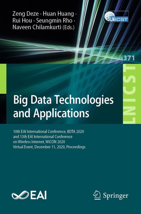 Springer Nature Proceedings Computer Science - Big Data Tech ... - cover