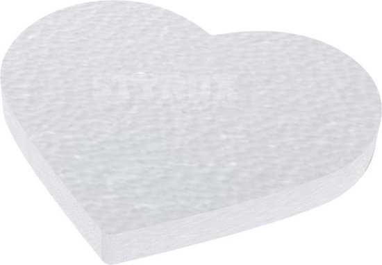 MCE-Commerce A3701501 set van 2 piepschuim harten 15 cm voor doe-het-zelf en decoratie, wit MCE-Commerce A3701501 set van 2 piepschuim harten 15 cm voor doe-het-zelf en decoratie, wit