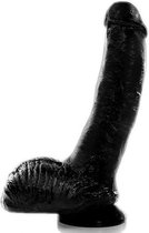 XXLTOYS - Neven - Dildo - Inbrenglengte 18 X 5 cm - Black - Uniek Design Realistische Dildo – Stevige Dildo – voor Diehards only - Made in Europe