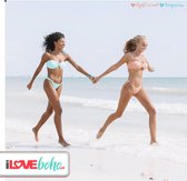 BOHO bikini’s top – iconic bandeau – turquoise - M