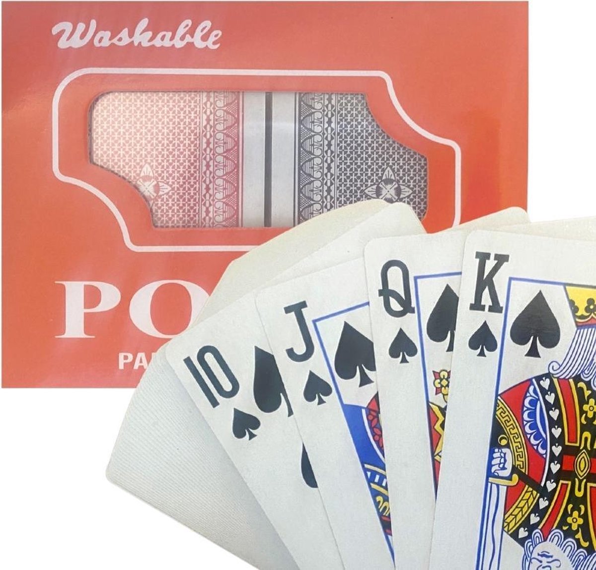 Luxe Speelkaarten - Plastic Coating - Poker Kaarten - kaartspel -  Spelkaarten - Spel... | bol.com