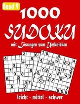 1000 Sudoku mit Loesungen zum Umknicken Band 9 leicht - mittel - schwer