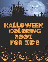 Halloween Coloring Book For Kids:
