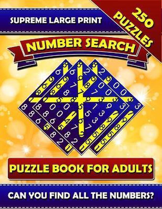 Number Search Puzzle Books Supreme Large Print Number Search Puzzle