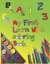My First Learn With Coloring Book