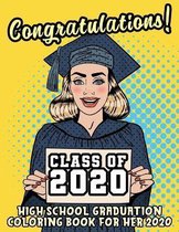 High School Graduation Coloring Book For Her