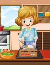 Country Kitchens Coloring Book