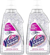 Vanish Oxi Action Crystal White Gel Witte was - 2 x 750 ml