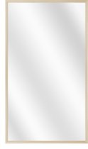 Spiegel met Luxe Aluminium Lijst - Natuur Eik - 40 x 120 cm