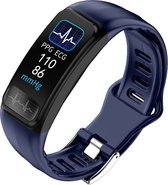 P12 0.96inch TFT-kleurenscherm Smart Watch IP67 Waterdicht, ondersteuning oproepherinnering / hartslagmeting / bloeddrukmeting / ECG-controle (blauw)