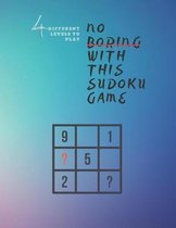 4 Different Levels to Play no Boring With This Sudoku Game