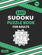 Easy Sudoku Puzzle Book For Adults Vol 2