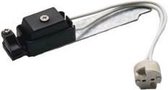 Light Topps Houder metaal met fitting 12 volt
