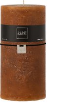 J-Line Cilinderkaars  Caramel Xxl 140 Branduren  Set van 6 Stuks