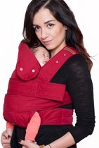 Marsupi Classic Ruby Red - maat S/M - taille 65-100 cm - draagzak baby